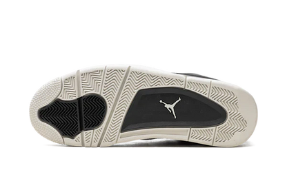 Nike Air Jordan 4 Black Ivory Suede Leather