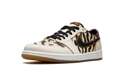 Nike Air Jordan 1 Beige Black Leather