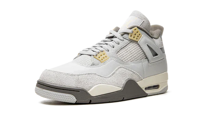 Nike Air Jordan 4 Light Gray Suede Leather