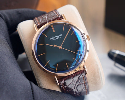 PATEK CALATRAVA ROSE GOLD SUPER THIN MANAUL WOUND
