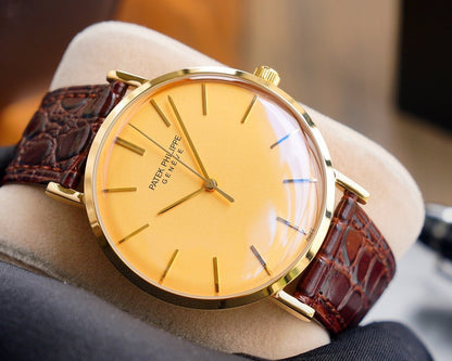 PATEK CALATRAVA ROSE GOLD SUPER THIN MANAUL WOUND