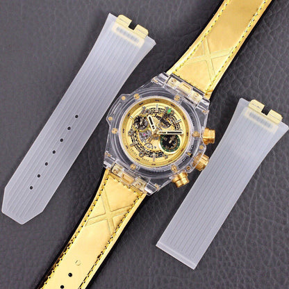 BIG BANG UNICO 42 SAPPHIRE YELLOW DIAL