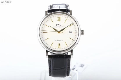 PORTOFINO AUTOMATIC 40MM SILVER DIAL LEATHER