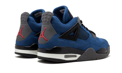 Nike Air Jordan 4 Dark Blue Black Suede
